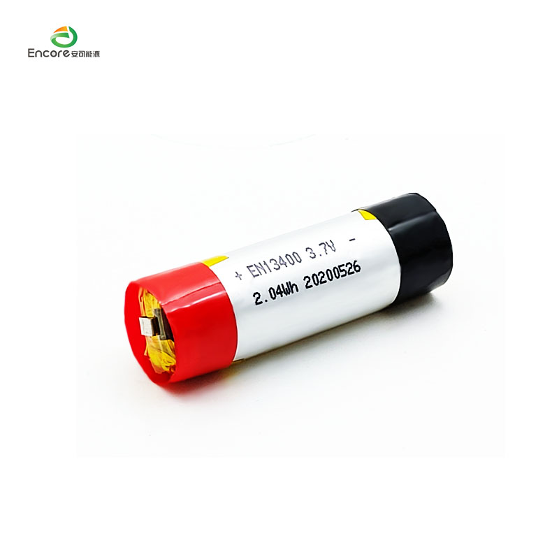 13400 円筒形 550mah リポバッテリー