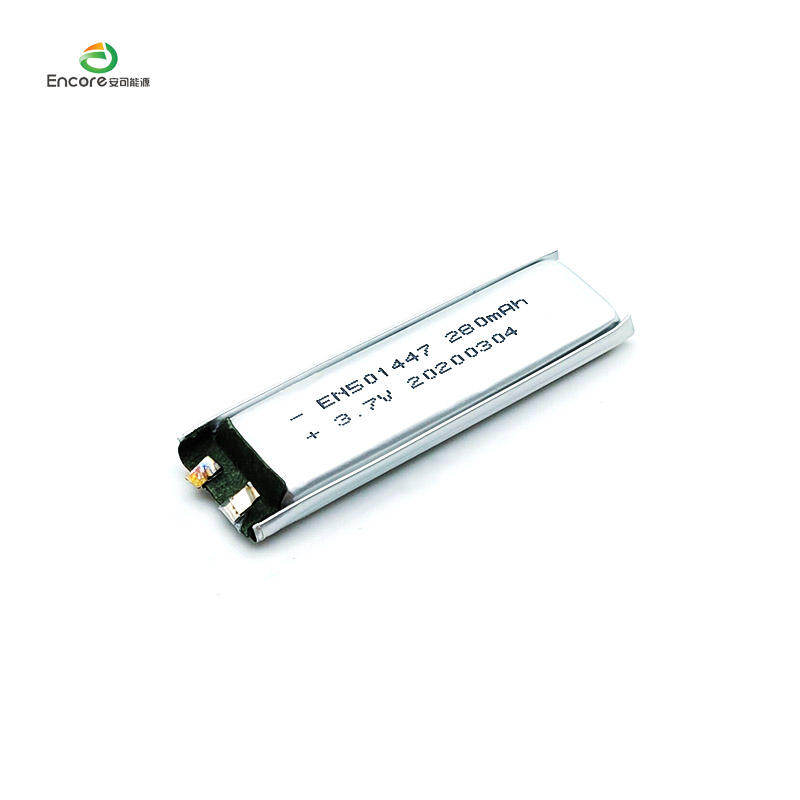 280mah 3.7v リチウムポリマー Lipo バッテリー