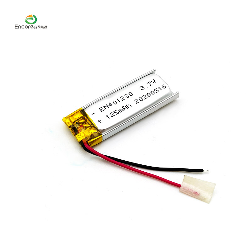 3.7v 125mah スマート ウェアラブル デバイス Lipo バッテリー