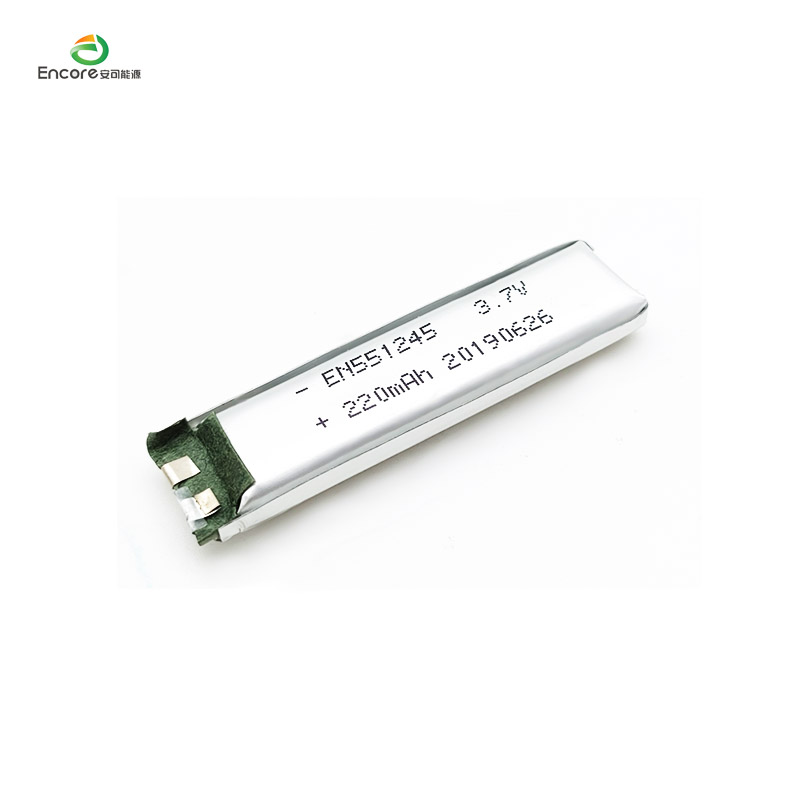 3.7V 220MAH LIポリマーバッテリー