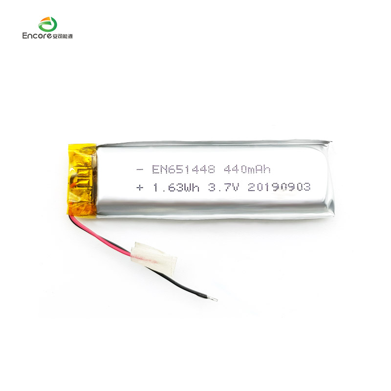 651448 450mah 3.7v リポバッテリー